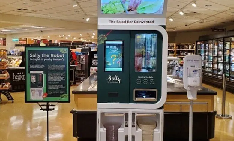 US retailer Heinen's uses salad robots from Chowbotics. Source: Heinen's