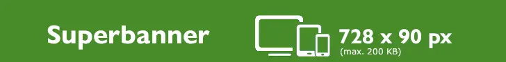 Werbeformat Superbanner auf der Retail Optimiser Plattform