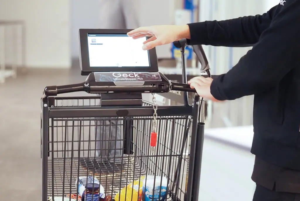 Im Geck Testsupermarkt in Altena in Nordrhein-Westfalen kann der UltimateShopper live getestet werden. (Foto: J.D. Geck GmbH)