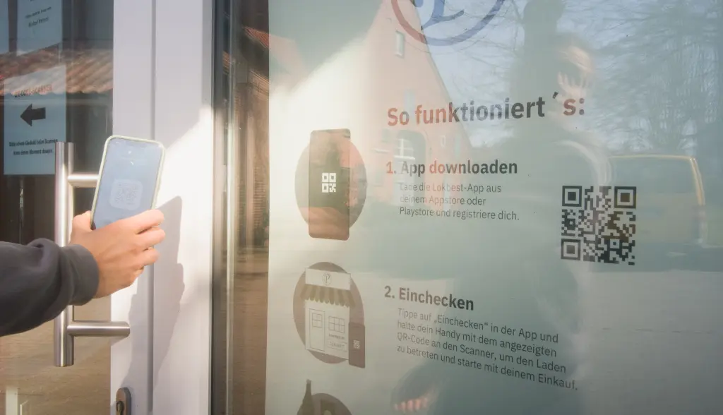 Shopper registrieren sich einmalig mit Namen sowie Telefonnummer in der App und erhalten damit Zugang zu allen teilnehmenden Stores.