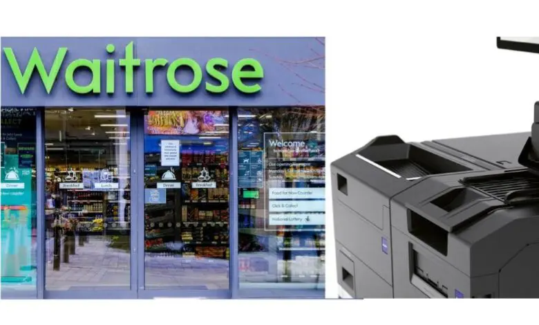 Glory's cash recycler is designed to make cash handling at Waitrose faster and more secure. (Photos: Martin Lee via iStock / Glory)