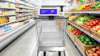 A2Z Cust2Mate reports very large orders of its smart trolleys from retailers in Israel, Southeast Asia and France. (Photo: A2Z Cust2Mate)