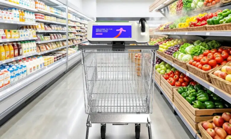 A2Z Cust2Mate meldet sehr große Bestellungen seiner intelligenten Einkaufswagen von Einzelhandels-Unternehmen in Israel, Südostasien und Frankreich. (Foto: A2Z Cust2Mate)