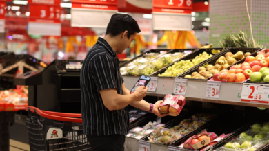 Kunden von Auchans spanischer Vertriebslinie Alcampo können direkt am Regal Produkte mit ihrem Smartphone scannen. (Foto: Auchan Retail)