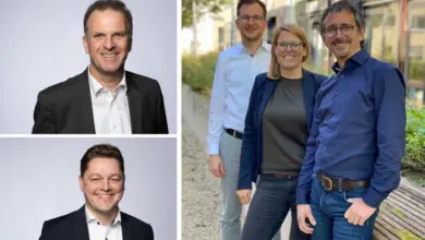 Bündel die SAP-Logistikkompetenz ihrer Unternehmen: Dirk Blum und Jürgen Werner (CAS AG), Tim Frederik Juchler, Maike Lehnart und Hans-Frieder Hermann (Them Consulting).(Foto: CAS AG / Them Consulting)