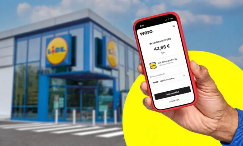 Lidl offers Wero as a means of payment in its German online shop. (Image: Lidl / AI montage by The Retail Optimiser)e des Retail Optimiser)