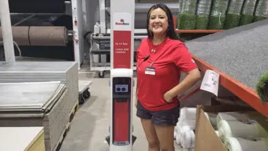 Homebase USA has piloted Simbe Tally robots at two locations in Texas and Wyoming (Photo: Simbe Robotics)