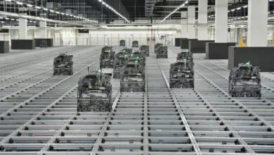 Korean retailer Lotte has taken its new fulfilment centre leveraging Ocado’s technology into operation. (Photo: Ocado)