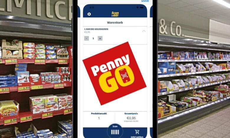 Rewes Penny geht mit Re-Vision in den Roll-out seiner Self-Scanning-App