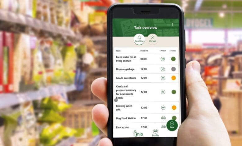 Mit der nutzerfreundlichen App `MIA´ organisieren Fressnapf-Mitarbeiter ihre Aufgaben am POS papierlos. (Foto: ECX)