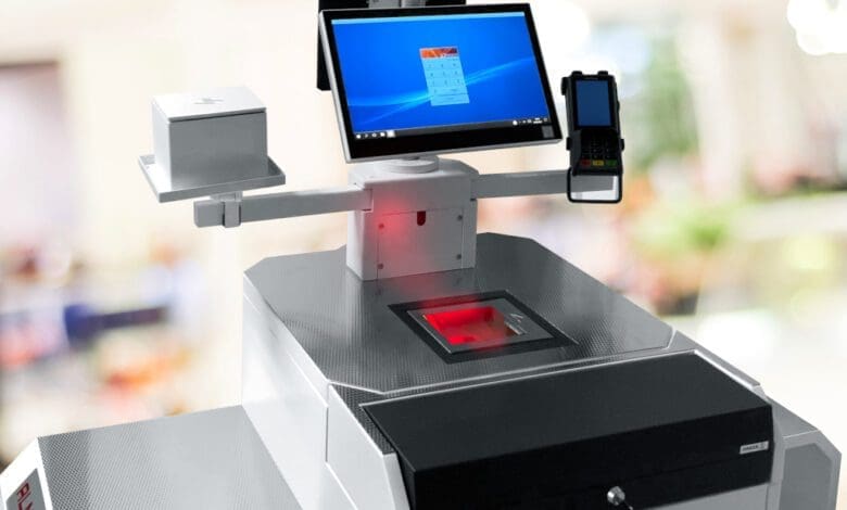 Im Handumdrehen von bedienter Kasse zum Self-Checkout. (Foto: Lodata)