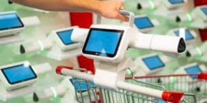 Shopic's technology enables automatic recognition of products placed into the shopping trolley. (Photo: Shopic)