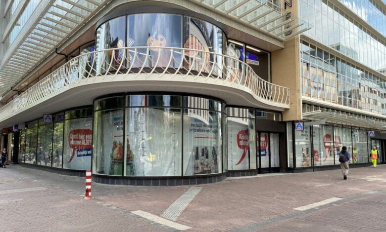 Ongoing preparations behind the scenes: Aldi Nord plans to offer a cashierless shopping experience in this Utrecht shop in early 2022 using technology from Israeli startup Trigo. (Photo: Aldi Nord)