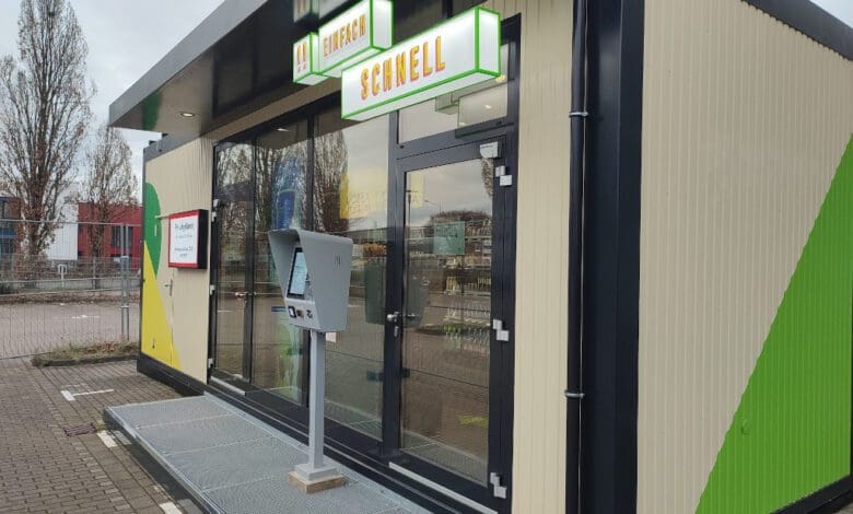 The Rewe subsidiary Lekkerland today put an autonomous container store with technology from AiFi into operation on its own premises in Frechen. (Photo: Lekkerland)