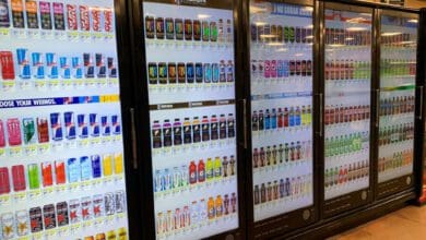 Krogers digitale Kühlmöbeln zeigen Inhalte aus ‚Kroger Precision Marketing‘, das auf der Inhouse-Martforschungs-Plattform 84.51° basiert. (Foto: 84.51°)