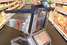 Coruyt is testing an in-house developed self-scanning shopping trolley in its store in the Belgian town of Halle. (Photo: Colruyt Group)