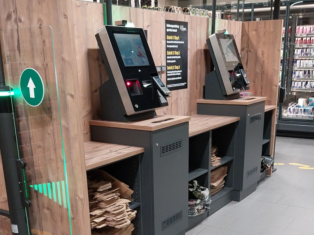 Owner Florian Jäger plans to use another AI-based solution to help identify manipulation during self-checkout. (Photo: Edeka Jäger)