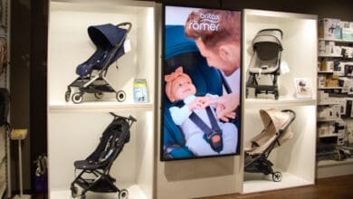Baby-Walz testet digitale Touchpoints in einer Frankfurter Filiale mit Bütema. (Foto: Bütema)