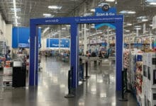 Sam’s Club nutzt KI und Computer Vision am Ausgang, um zu überprüfen, ob Scan&Go-Kunden alle Artikel in ihren Einkaufswagen bezahlt haben. (Foto: Walmart)