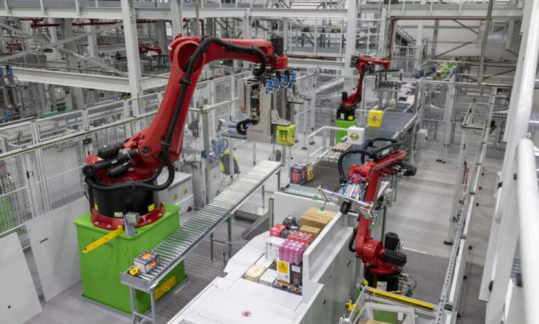 Rewe Group relies on automation from Swisslog in its new logistics centre in Magdeburg (Photo: Rewe Group / Filmkumpels, Hamburg)