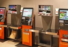 Mit Self-Checkouts wie diesen hier bei Tegut hat sich Diebold Nixdorf als zweitgrößter Anbieter im Markt etabliert. (Foto: Diebold Nixdorf)