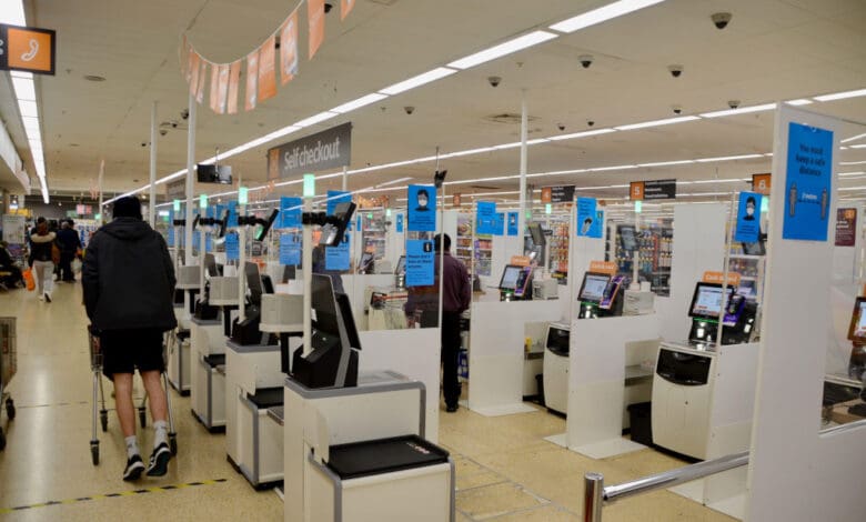 Sainsbury's staff will use the NCR Voyix platform to remotely authorise customer transactions at self-checkout. (Photo: Alamy / Simon Leigh)