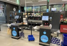 Direkt an seiner neuen Zentrale in Essen, in der Eckenbergstraße 16, findet sich eine der Filialen, in denen Aldi Nord Self-Checkouts mit der Software von GK testet. (Foto: Retail Optimiser)