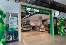 Amazons neues Kleinflächenformat nutzt eine Reihe von SB-Systemen, nicht aber die Just-Walk-Out-Technologie. (Foto: Timothy Inklebarger / Supermarket News)