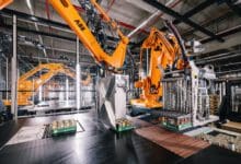 Kaufland's new logistic centre in Geisenfeld works with robotics from Vanderlande. (Photo: Kaufland)