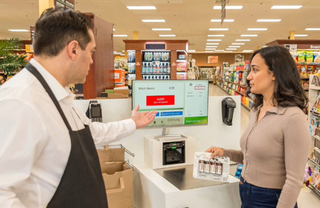 Sensoren, Bildverarbeitung und andere Technologien erkennen Unregelmäßigkeiten am Self-Checkout. (Foto: Zebra Technologies, PG Loss Detection)