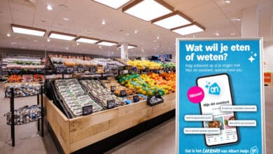 Albert Heijn offers customers answers to kitchen and household questions in its app with generative AI. (Photo: Albert Heijn / Composing: The Retail Optimiser)