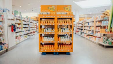dm ersetzt europaweit Karton-Displays durch Mehrweg-System von Chep. (Foto: Chep)