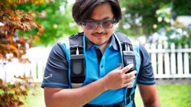 Amazon’s smart glasses give delivery drivers on-screen tools shown directly in their field of view (Photo: Amazon)