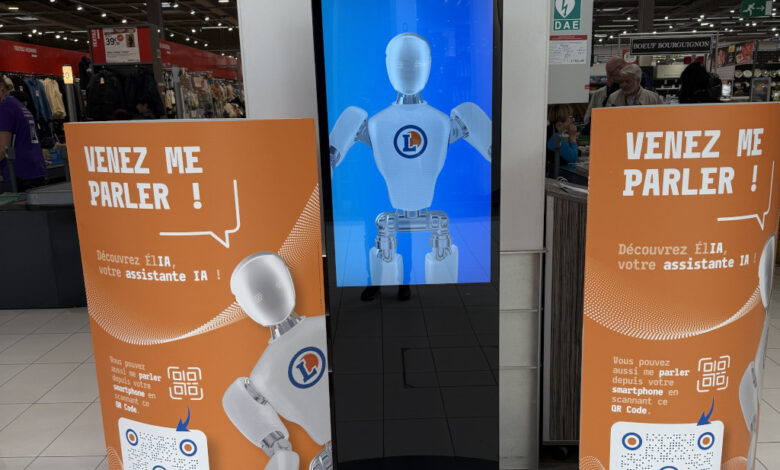 E.Leclerc testet derzeit maßgeschneiderte Werbung und dialogorientierte KI-Displays im Osten Frankreichs. (Foto: Agence Lorweb)