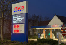 Tesco wird alle Tankstellen mit Zahlungs- und Zapfsäulen-Technologie von Vontier-Töchter Gilbarco Veeder-Root und Invesco ausstatten. (Foto: Andrew Lockie via Alamy)